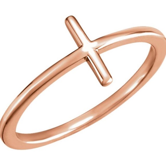 14K Crossway Cross Ring